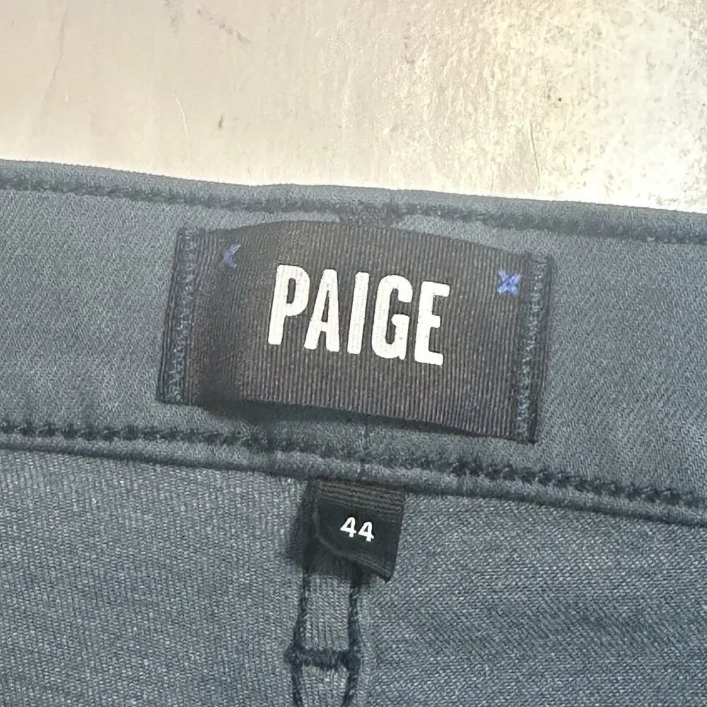 PAIGE Jeans Men’s Size 44 NORMANDIE Straight Blue Storm Sky Stretch Denim Pants - Picture 11 of 15